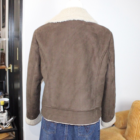 90s Liz Claiborne Sherpa Jacket Size women’s Large - Picture 5 of 7